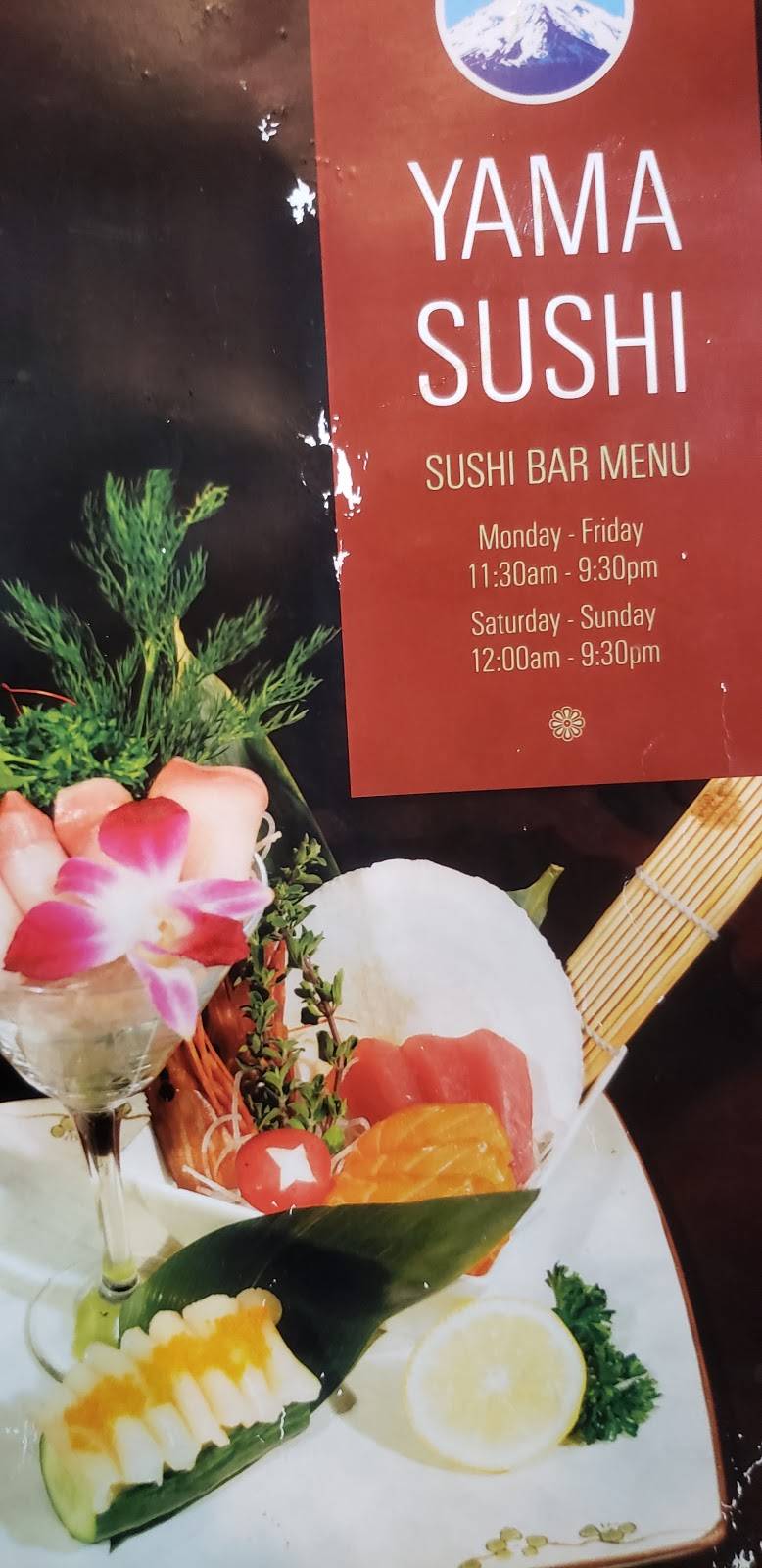 Yama Sushi | restaurant | 40 Hartnell Ave, Redding, CA 96002, USA | 5302236868 OR +1 530-223-6868