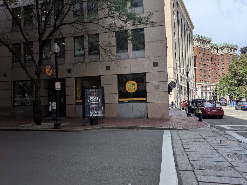 Bean & Leaf Cafe | cafe | 20 Custom House St, Boston, MA 02109, USA | 6172614727 OR +1 617-261-4727