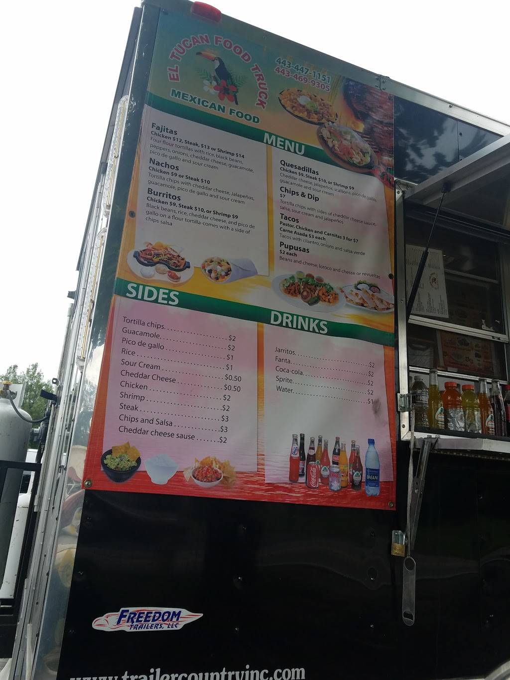 El Tucan Food Truck | restaurant | 7919 Dorsey Run Rd, Jessup, MD 20794, USA | 4434471151 OR +1 443-447-1151