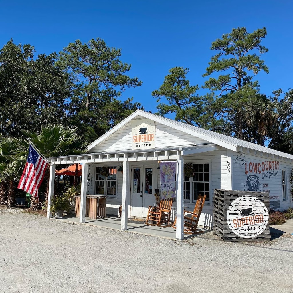 Lowcountry Cider Co. & Superior Coffee | cafe | 507 Sea Island Pkwy, St Helena Island, SC 29920, USA | 8438381231 OR +1 843-838-1231