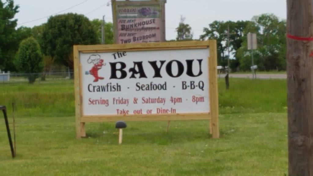 The Bayou | restaurant | 132 Co Rd 1879, Yantis, TX 75497, USA | 6084449102 OR +1 608-444-9102