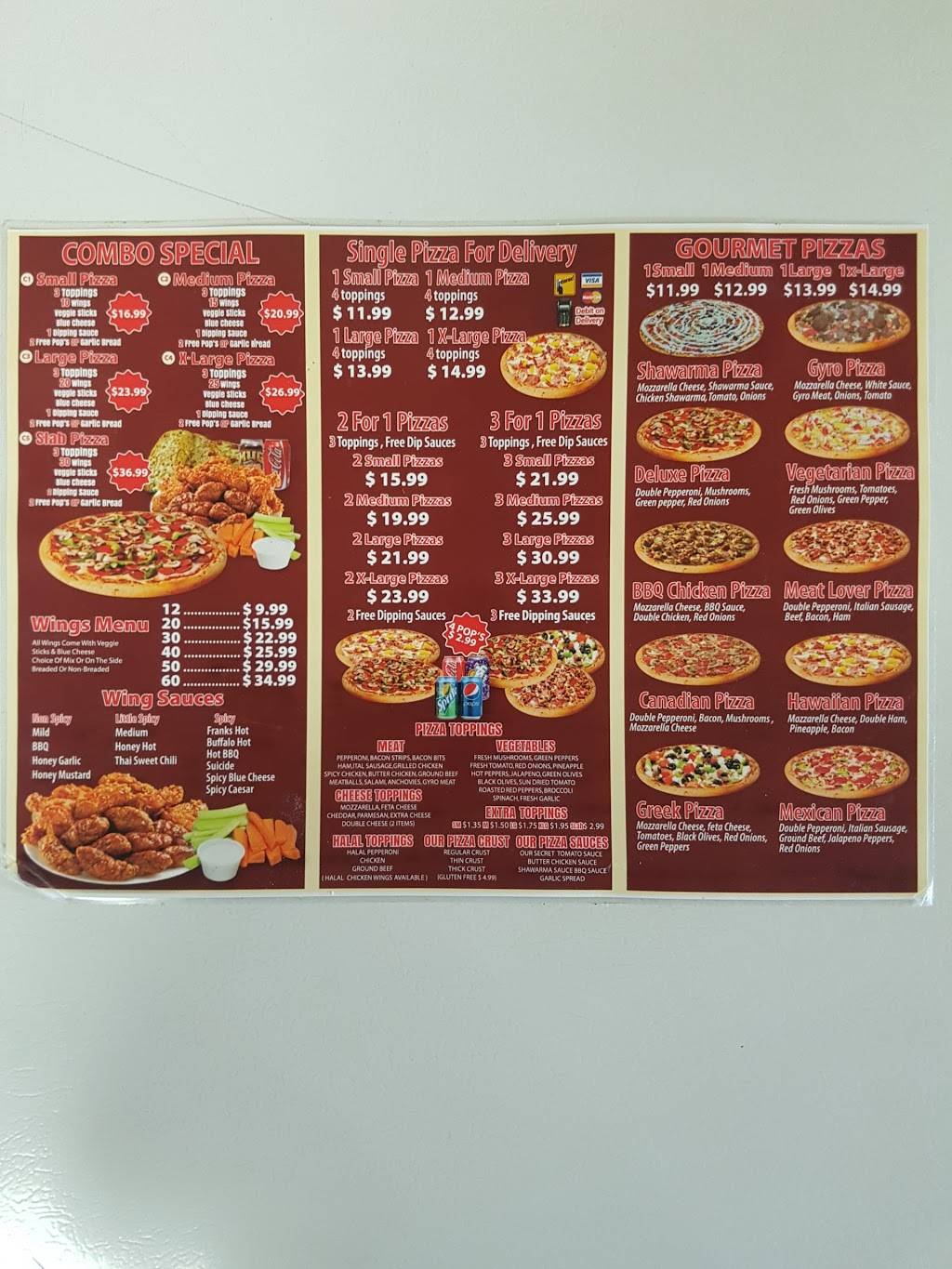 National Pizza & Wings | restaurant | 870 Upper James St, Hamilton, ON L9C 7N1, Canada | 9055754500 OR +1 905-575-4500