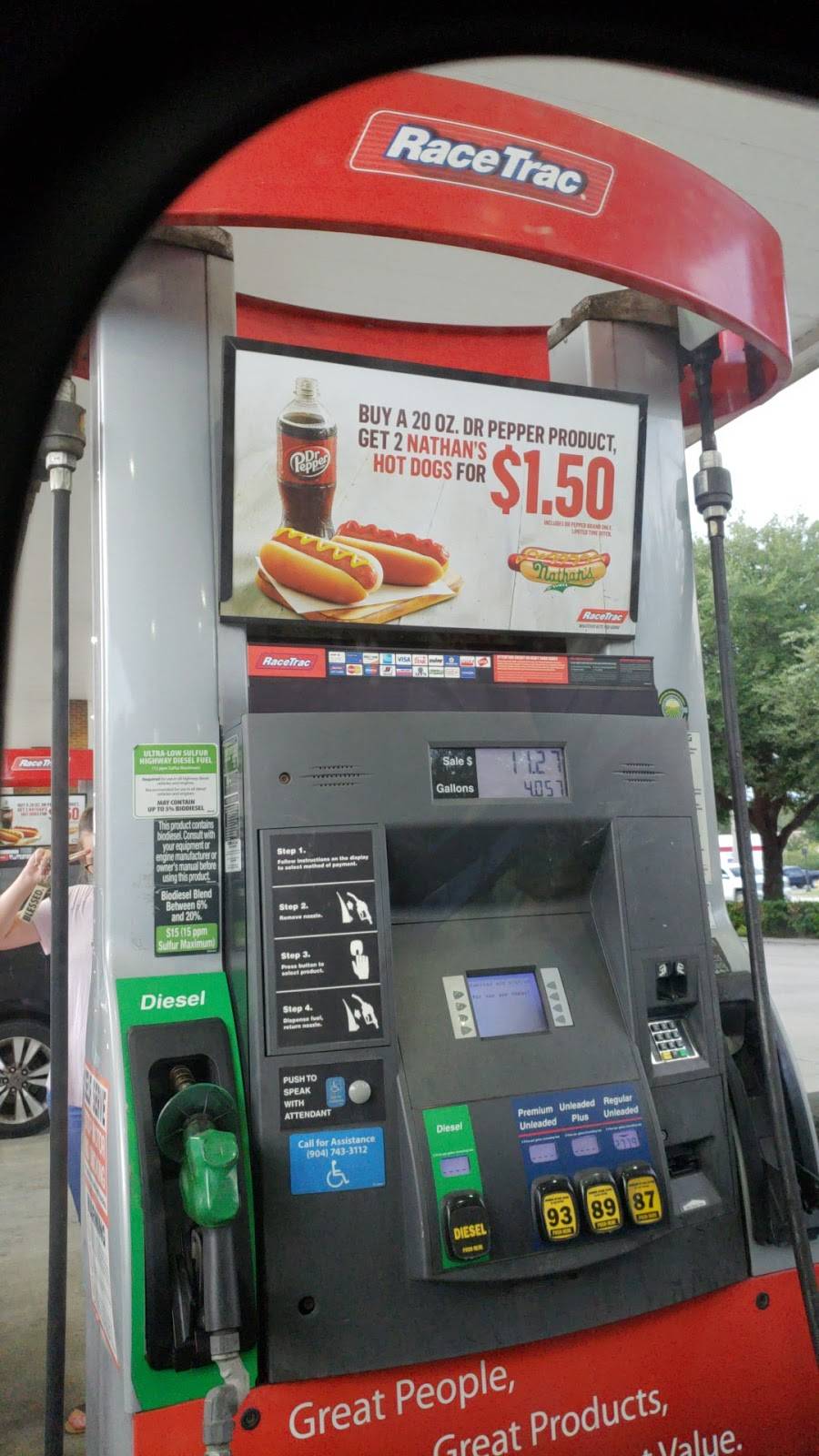 RaceTrac | cafe | 8240 Merrill Rd, Jacksonville, FL 32277, USA | 9047433112 OR +1 904-743-3112
