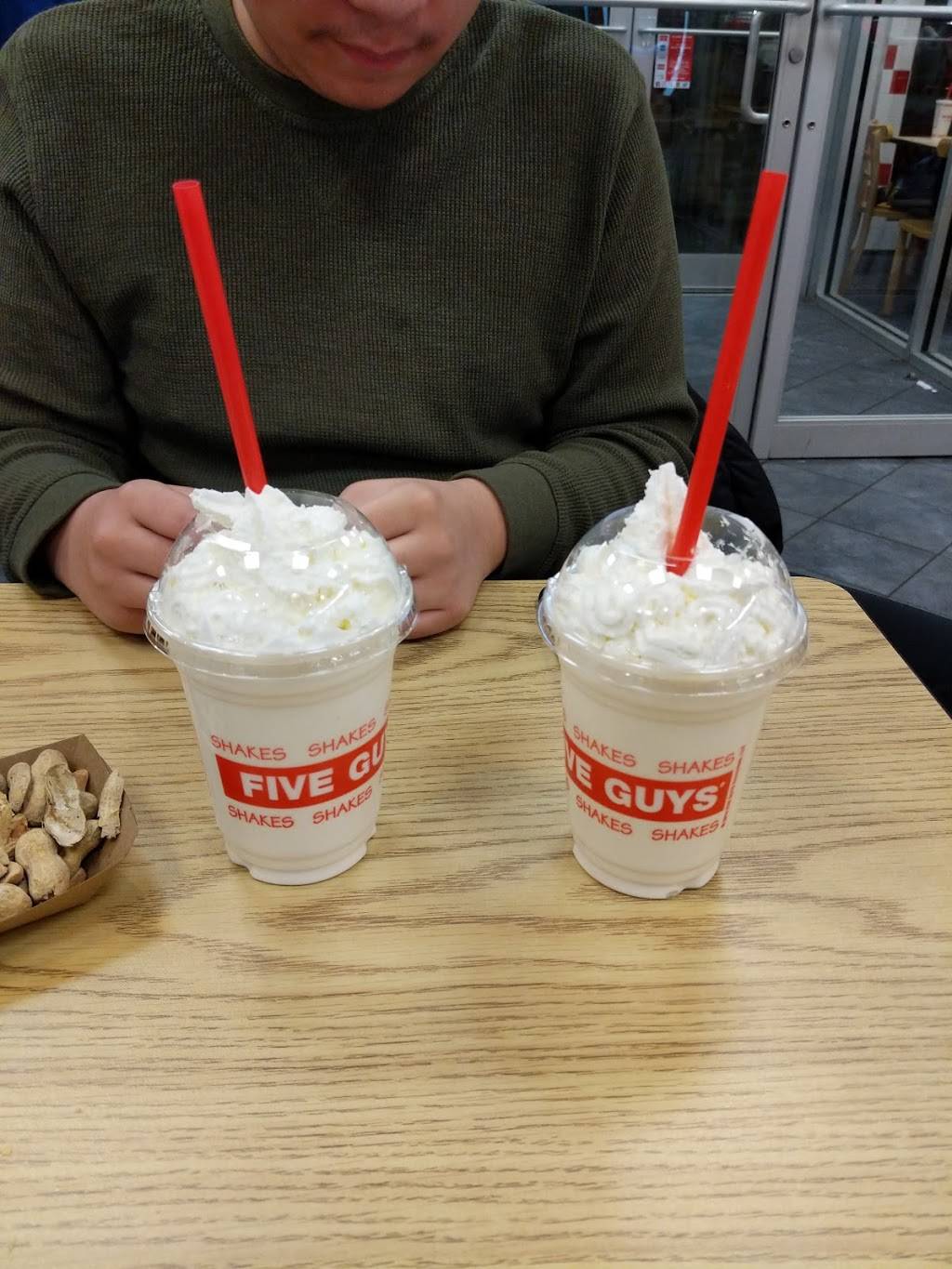 Five Guys | meal takeaway | 21 E Broad St, Westfield, NJ 07090, USA | 9082322499 OR +1 908-232-2499