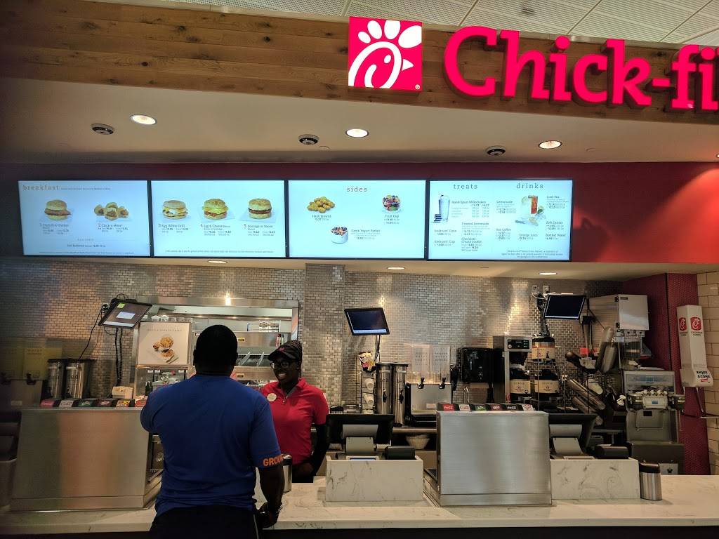 Chick-fil-A | restaurant | Main Terminal, 4100 George J Bean Pkwy, Tampa, FL 33607, USA | 8133879866 OR +1 813-387-9866