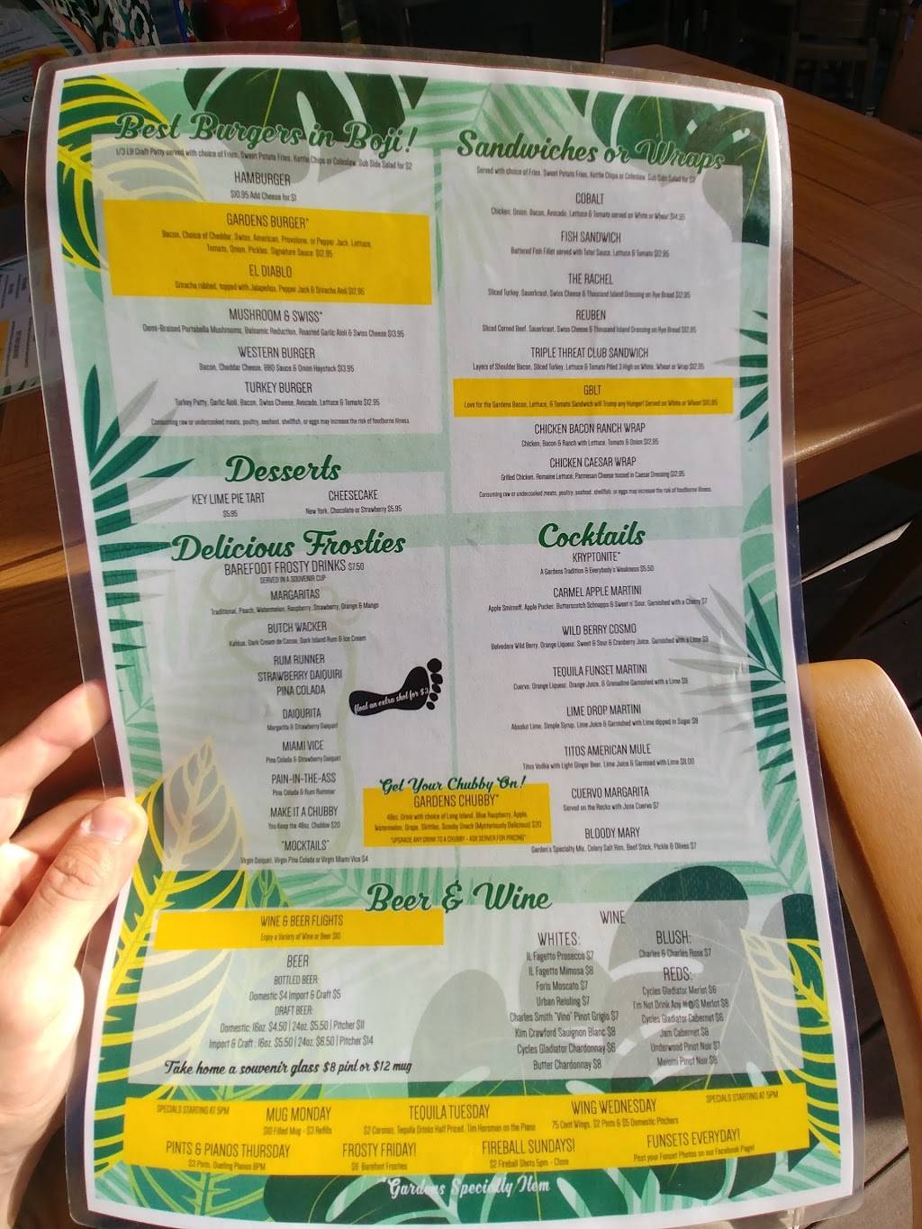 The Gardens | restaurant | 144 Lakeshore Dr, Arnolds Park, IA 51331, USA | 7123322990 OR +1 712-332-2990