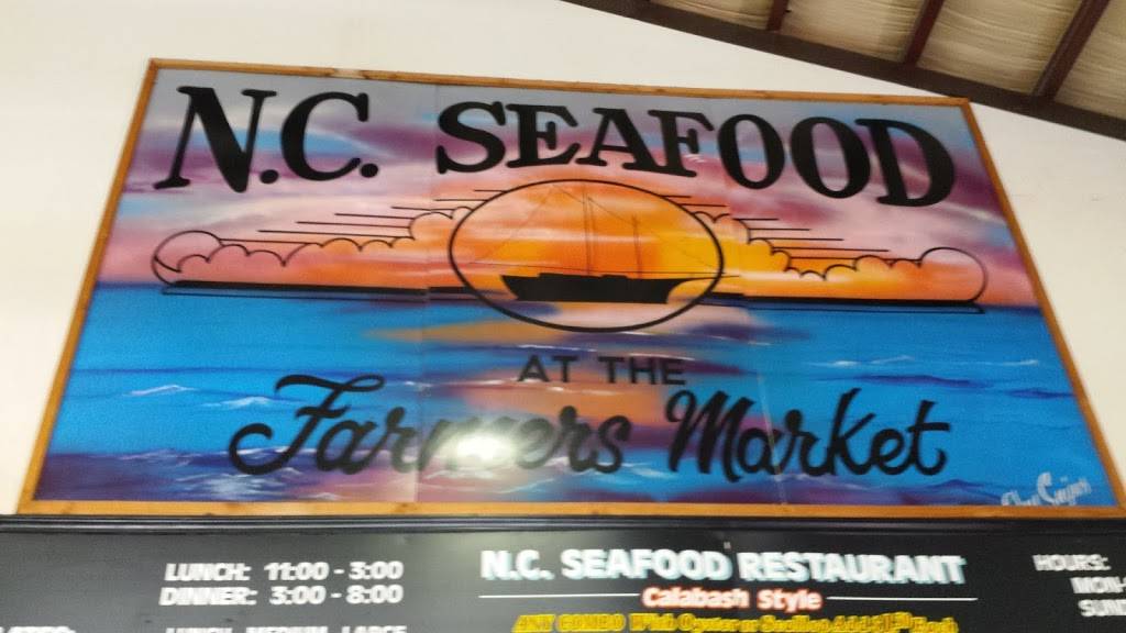 N.C. Seafood Restaurant at the Farmers Market | restaurant | 1201 Agriculture St, Raleigh, NC 27603, USA | 9198334661 OR +1 919-833-4661