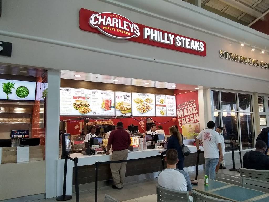 Charleys Philly Steaks | restaurant | 8200 Vineland Ave Ste 1104, Orlando, FL 32821, USA | 4074650106 OR +1 407-465-0106