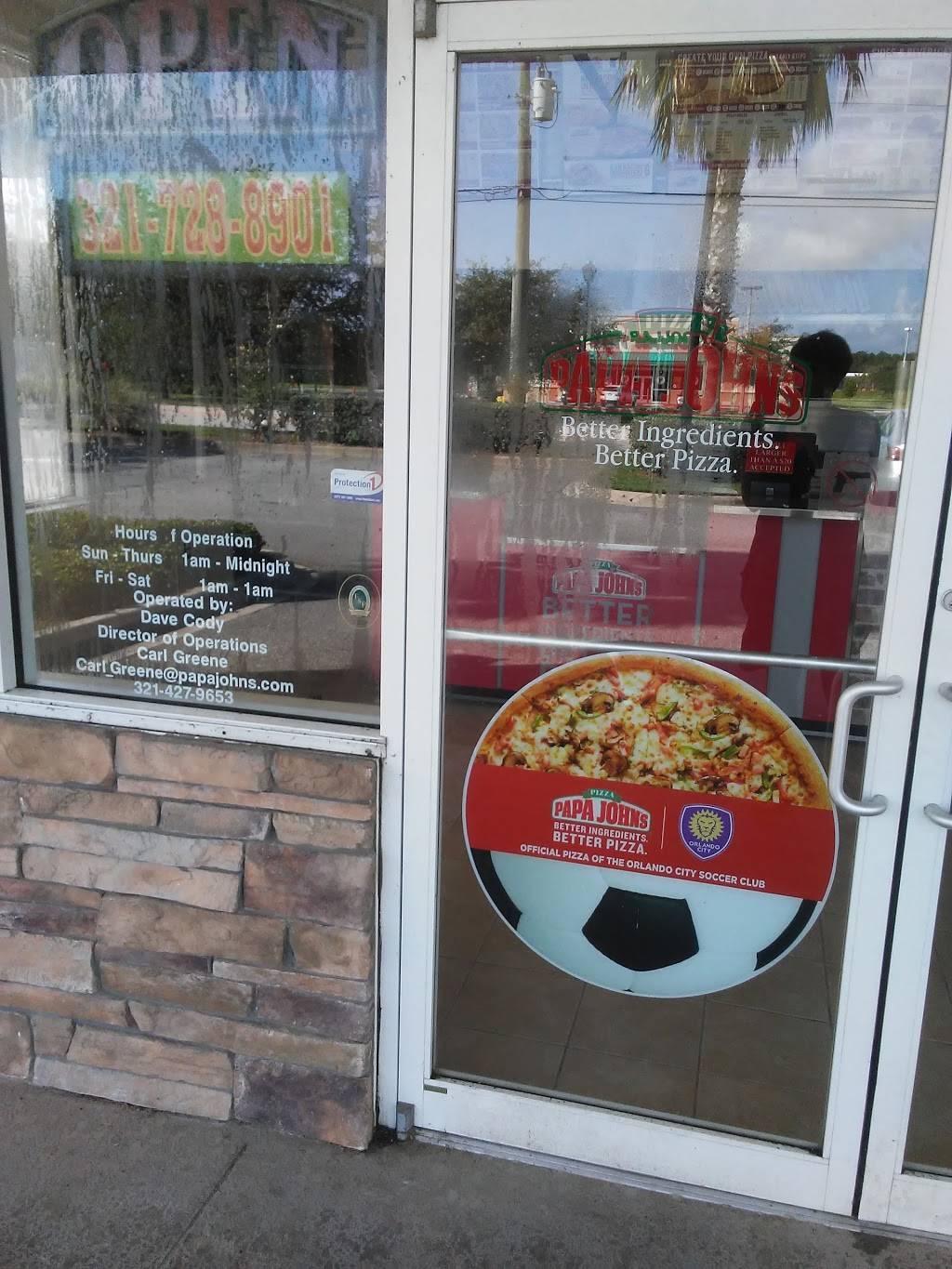 Papa Johns Pizza | restaurant | 3425 Bayside Lakes Blvd SE, Palm Bay, FL 32909, USA | 3217288901 OR +1 321-728-8901