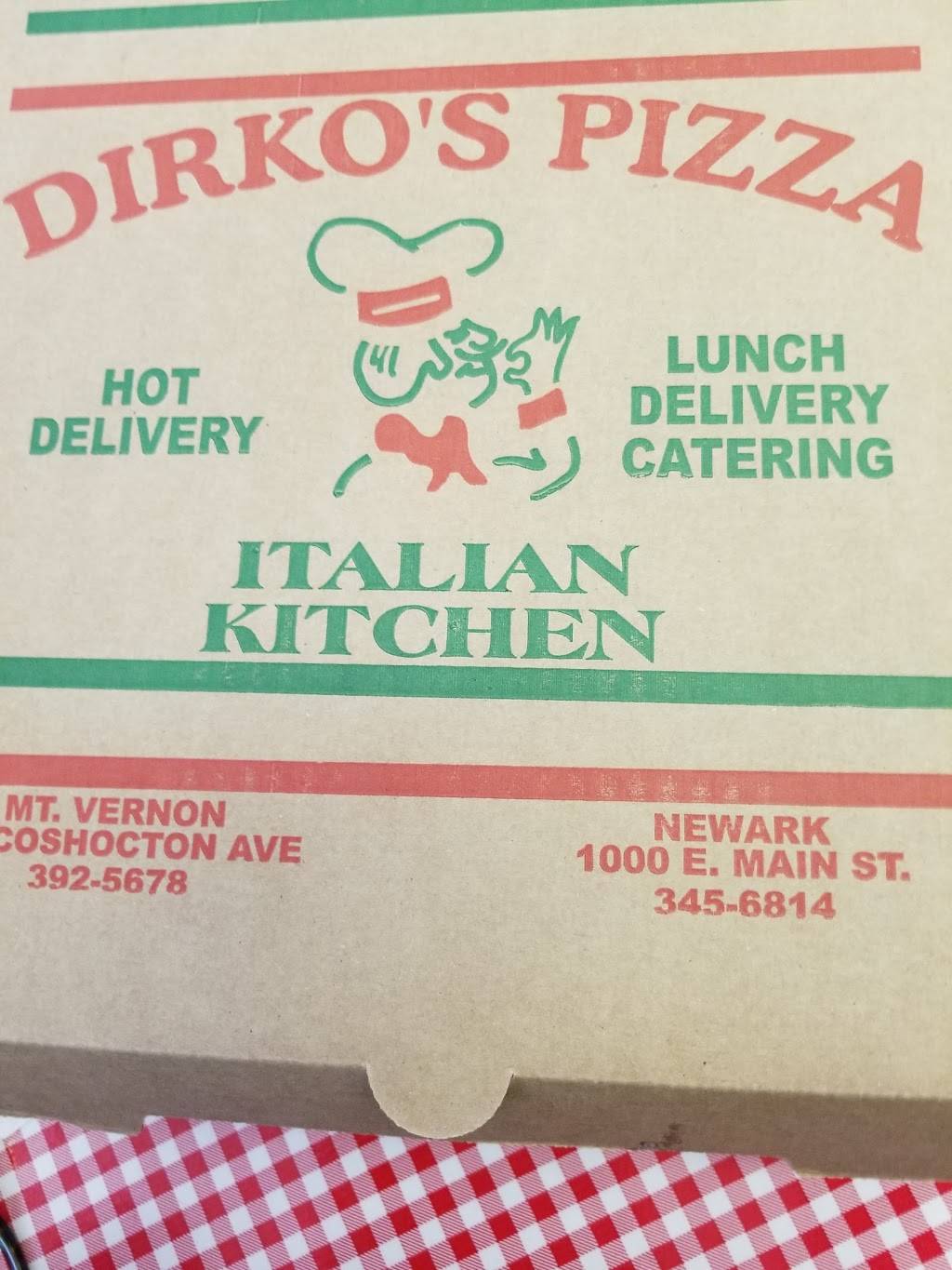 Dirkos Pizza | restaurant | 1000 E Main St, Newark, OH 43055, USA | 7403456814 OR +1 740-345-6814