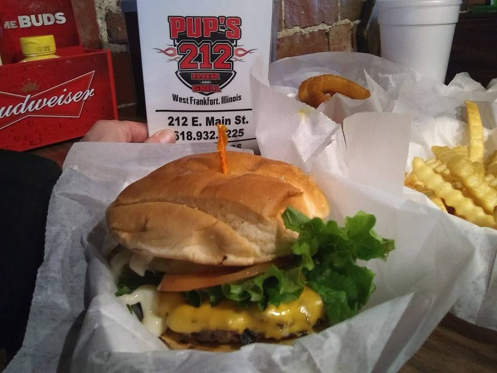 Pups 212 Bar & Grill | restaurant | 212 E Main St, West Frankfort, IL 62896, USA | 6189322225 OR +1 618-932-2225