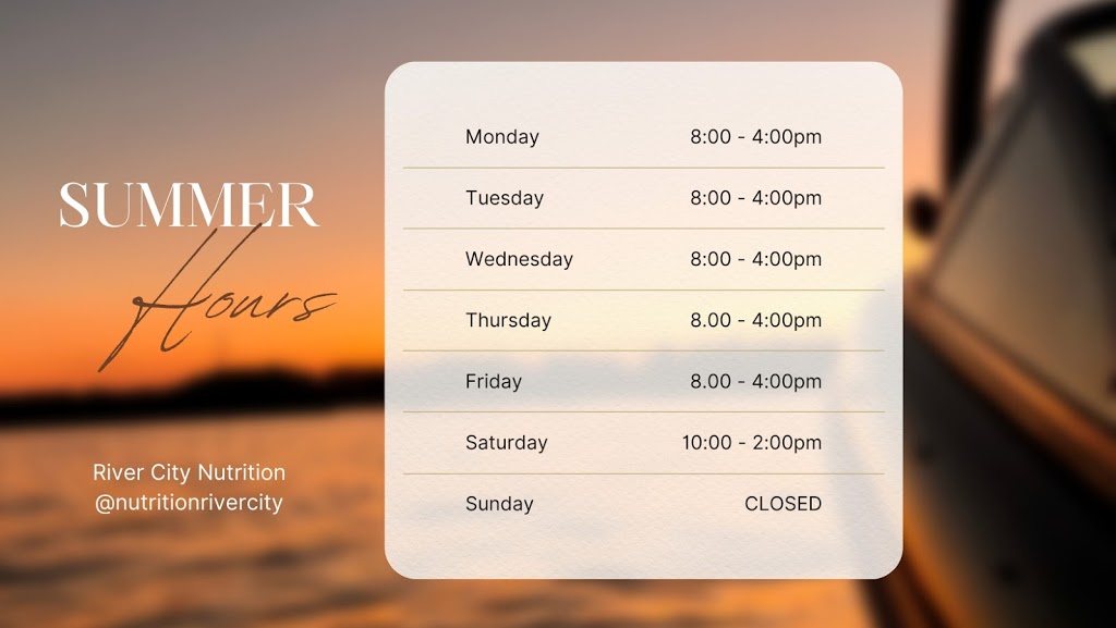 River City Nutrition | restaurant | 208 W 3rd St, Yankton, SD 57078, USA | 6058573160 OR +1 605-857-3160