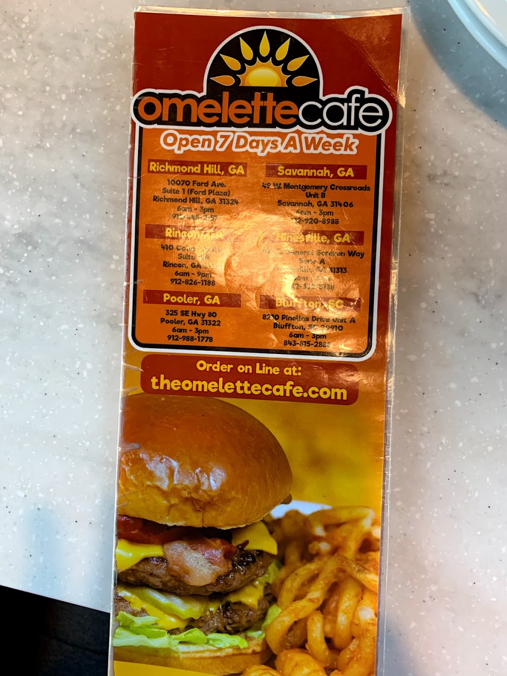 Omelette Cafe | restaurant | 8210 Pinellas Dr, Bluffton, SC 29910, USA | 8438152888 OR +1 843-815-2888