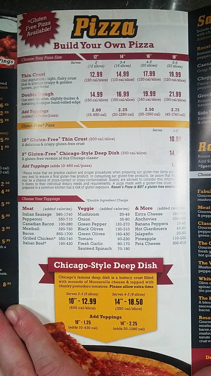 Rosatis Pizza | restaurant | 17565 W North Ave, Brookfield, WI 53045, USA | 2627976466 OR +1 262-797-6466