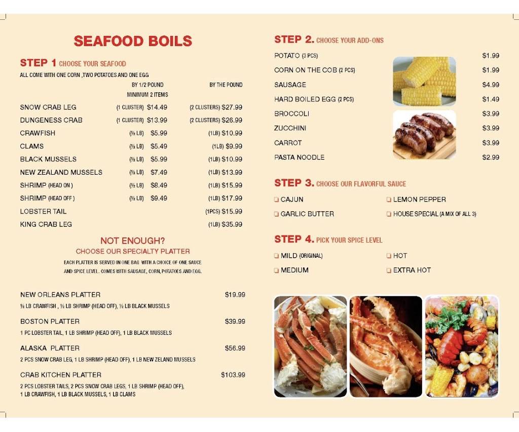 Crab Kitchen Cajun Seafood | restaurant | 7520 N Wayne Rd, Westland, MI 48185, USA | 7347447655 OR +1 734-744-7655