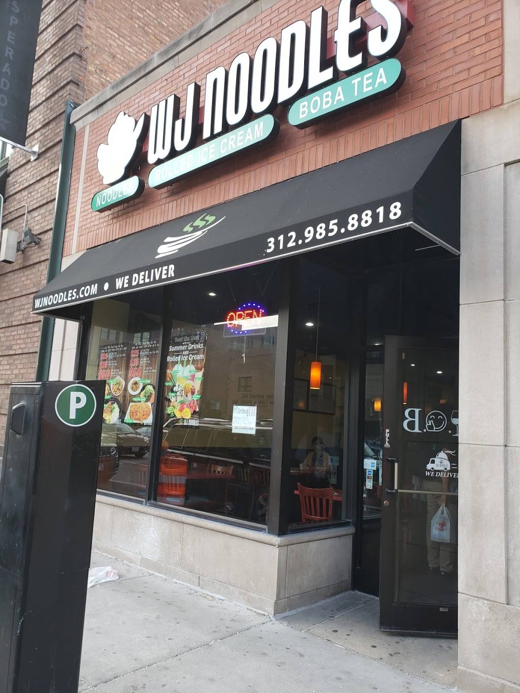 WJ Noodles | restaurant | 810 W Jackson Blvd, Chicago, IL 60607, USA | 3129858818 OR +1 312-985-8818