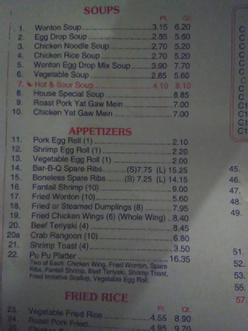 East Wok | restaurant | 6129 St Lawrence Centre, Massena, NY 13662, USA | 3157693034 OR +1 315-769-3034