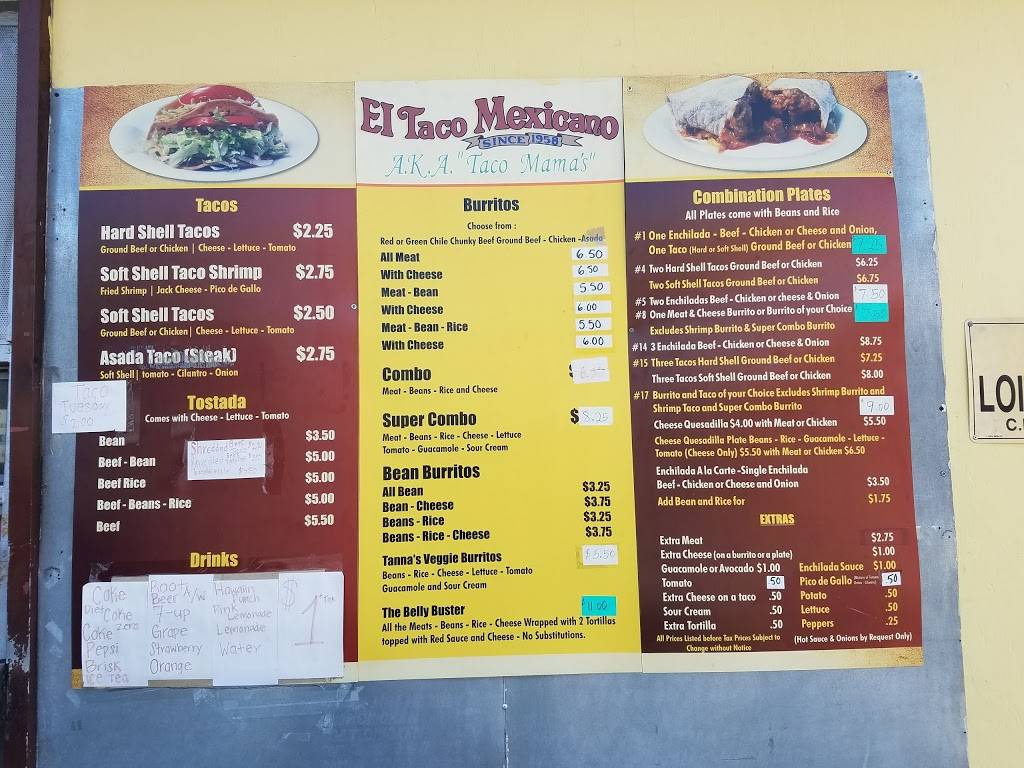 El Taco Mexicano | restaurant | 1300 E Vernon Ave, Los Angeles, CA 90011, USA | 3232331677 OR +1 323-233-1677