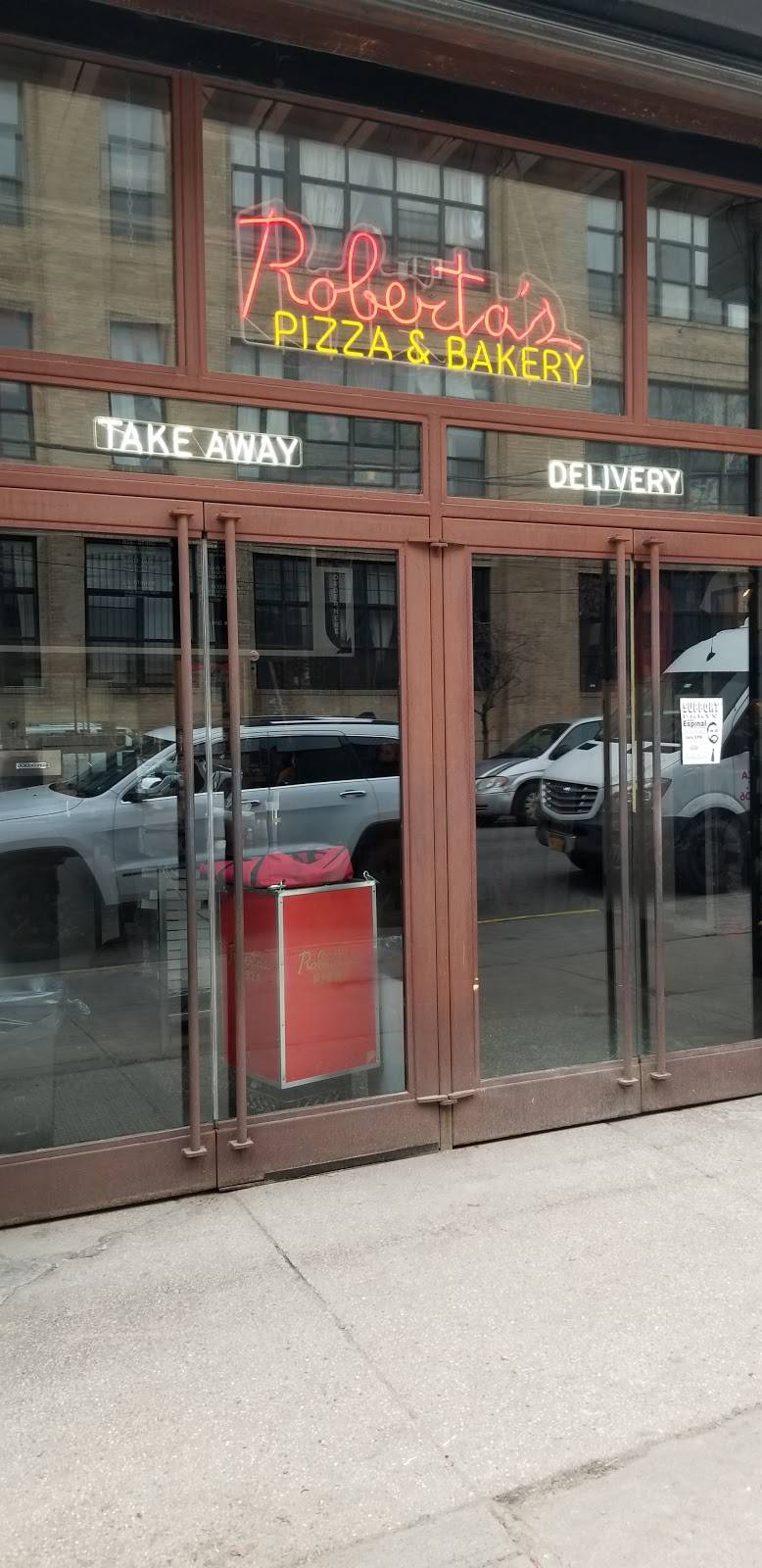 Robertas Pizza & Bakery | meal takeaway | 257 Moore St, Brooklyn, NY 11206, USA | 7184171118 OR +1 718-417-1118