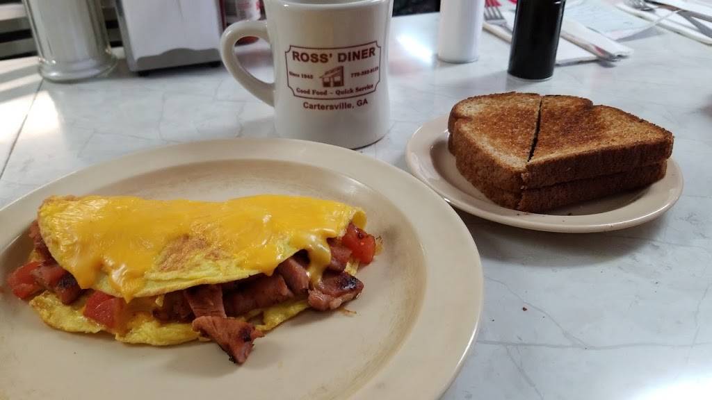 Ross Diner | restaurant | 17 N Wall St, Cartersville, GA 30120, USA | 7703829159 OR +1 770-382-9159