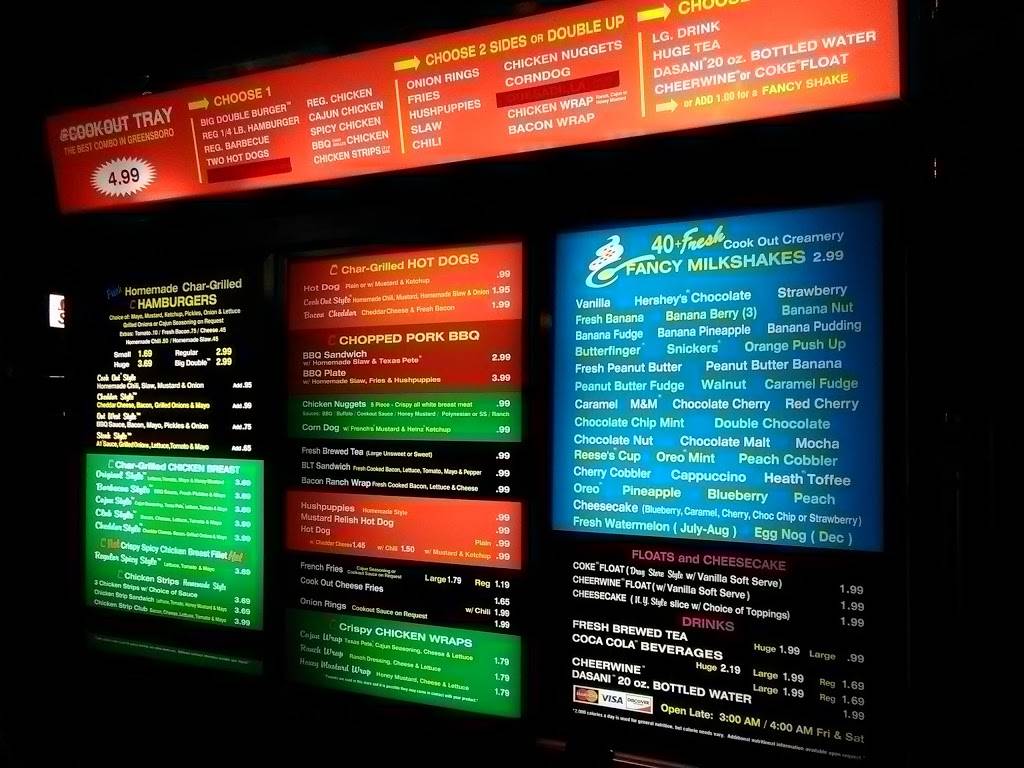 Cook Out | restaurant | 2411 Battleground Ave, Greensboro, NC 27408, USA | 3362888643 OR +1 336-288-8643