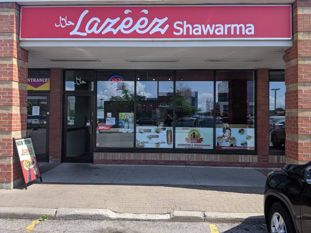Lazeez Shawarma | restaurant | 200 County Ct Blvd a5, Brampton, ON L6W 4K7, Canada | 9057960200 OR +1 905-796-0200