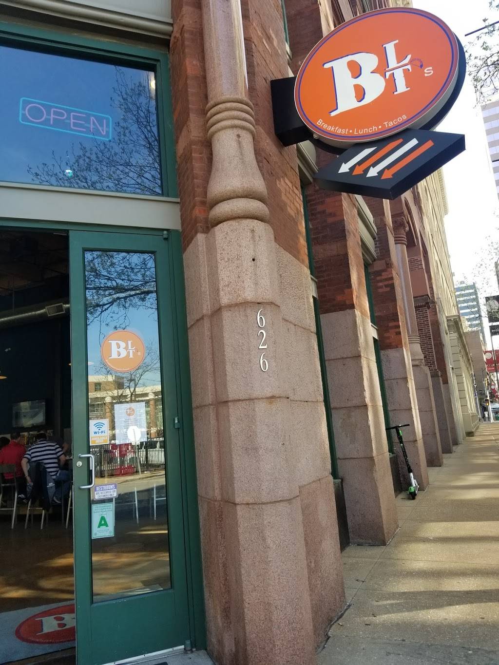 BLTs - Breakfast Lunch and Tacos | restaurant | 626 N 6th St, St. Louis, MO 63101, USA | 3149258505 OR +1 314-925-8505