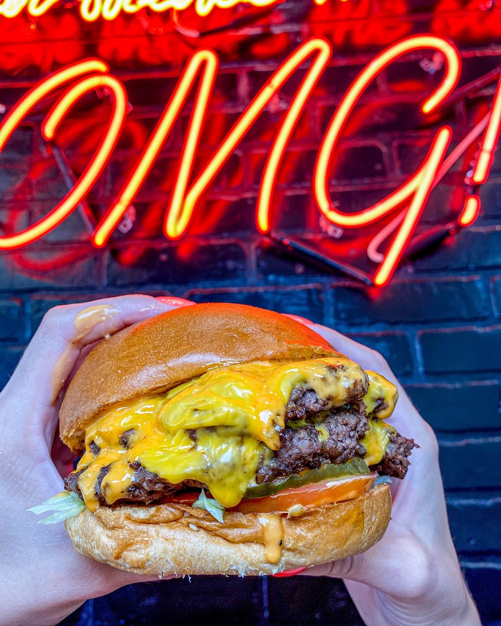 OMG! BURGER | restaurant | 8854 Spring Cypress Rd, Spring, TX 77379, USA | 8327617183 OR +1 832-761-7183