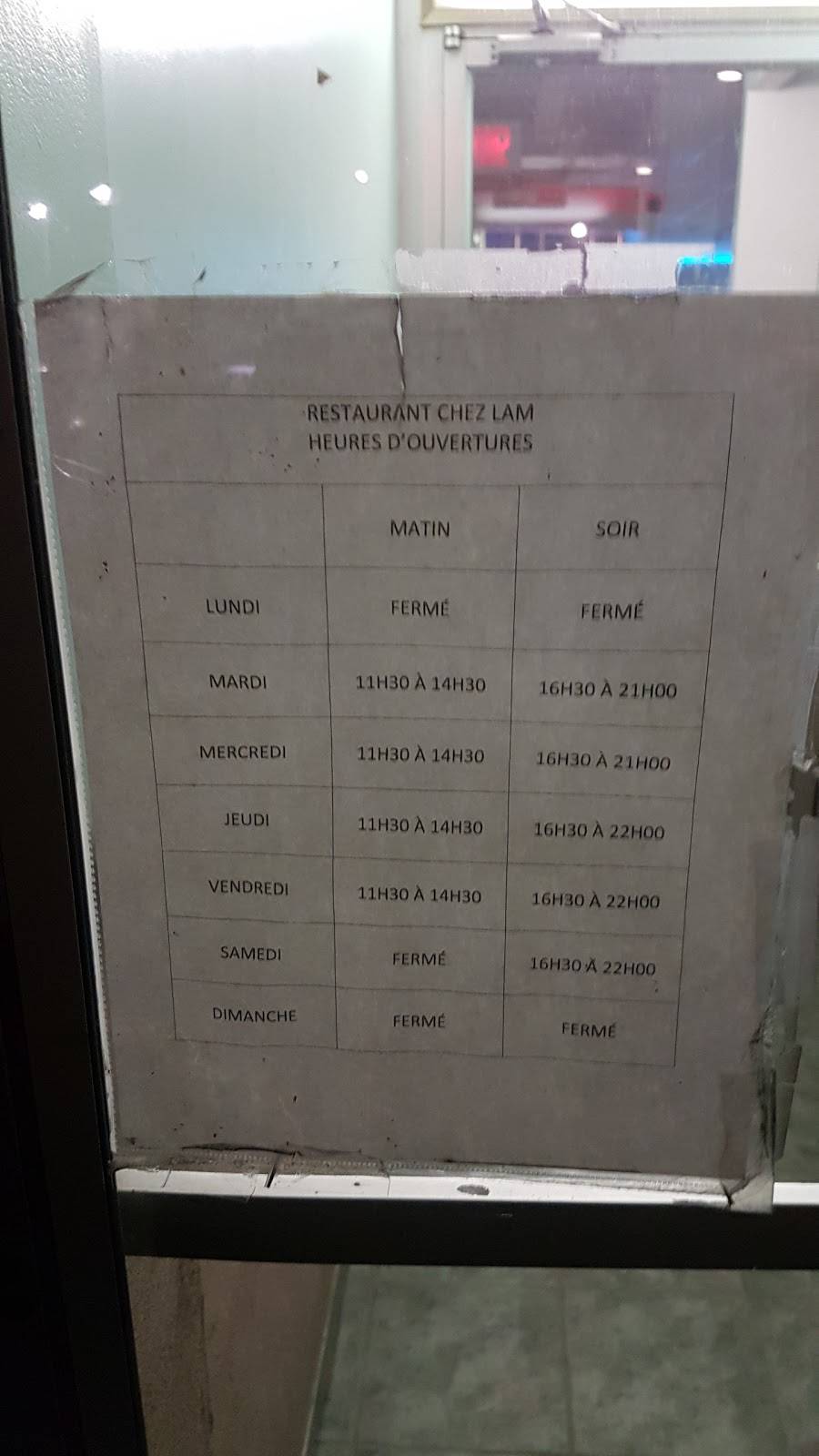 Restaurant Chez Lam | restaurant | 123 Rue Dumont, Vaudreuil-Dorion, QC J7V 1W9, Canada | 4504552600 OR +1 450-455-2600