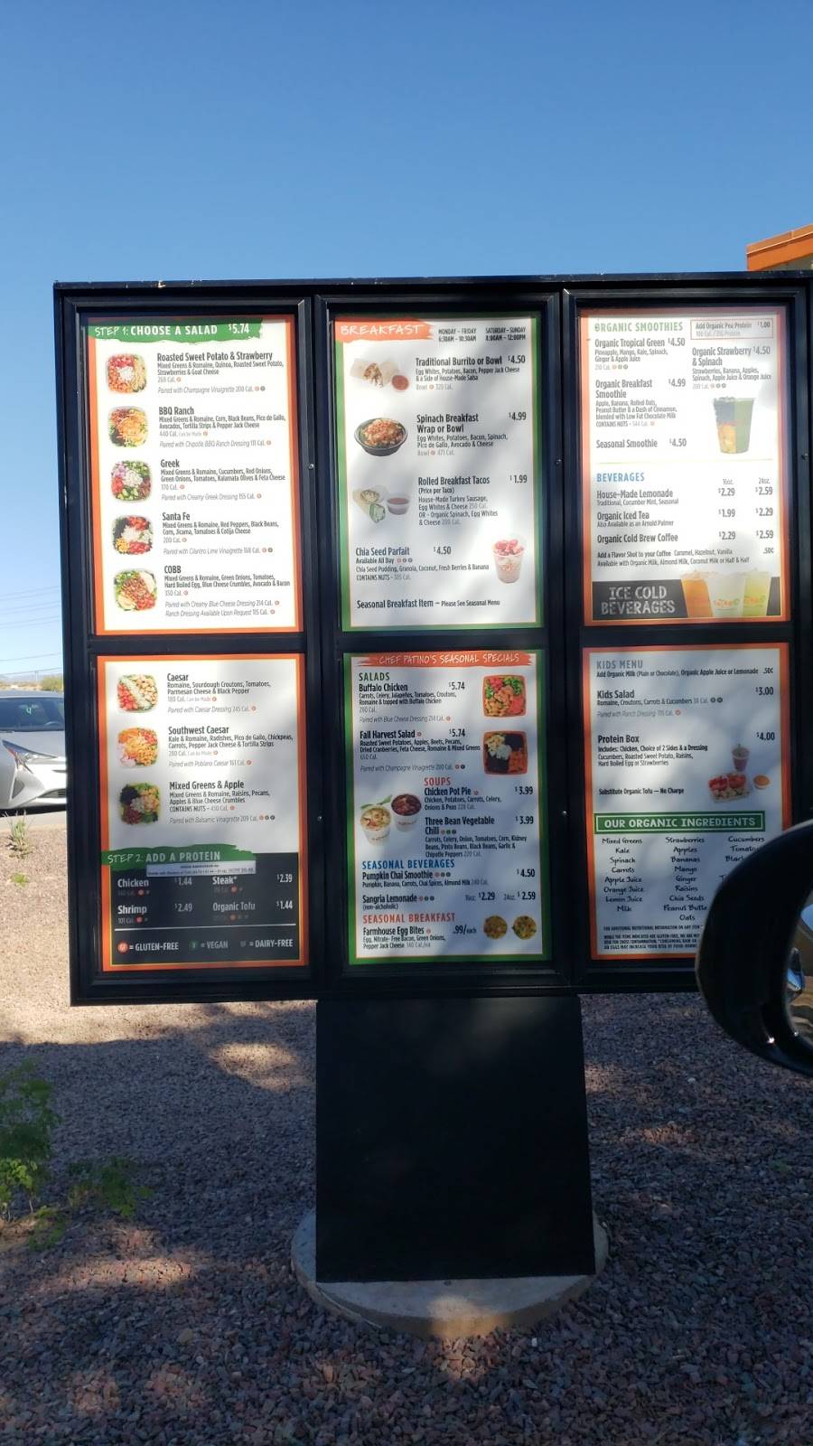 Salad And Go | restaurant | 21060 N Cave Creek Rd, Phoenix, AZ 85024, USA | 6022967605 OR +1 602-296-7605