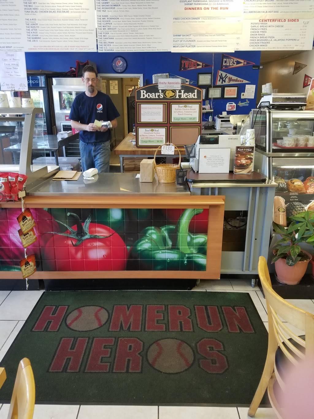 HOMERUN HEROS | meal takeaway | 1366 Middle Country Rd, Centereach, NY 11720, USA | 6314510400 OR +1 631-451-0400
