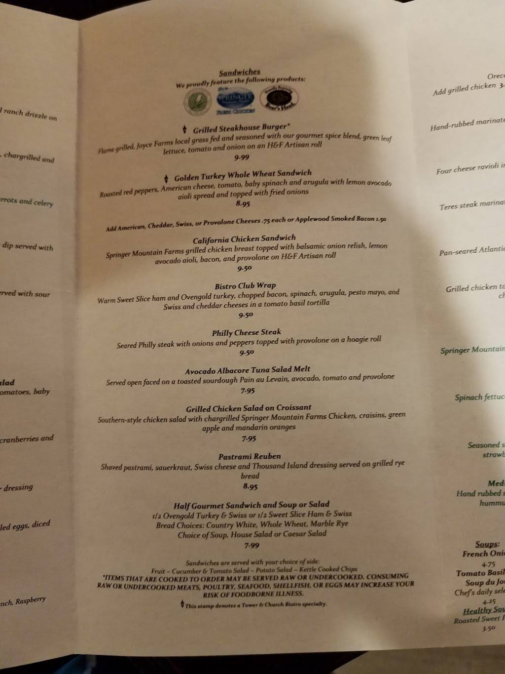 Tower & Church Bistro | restaurant | 677 Church St, Marietta, GA 30060, USA | 4702451820 OR +1 470-245-1820