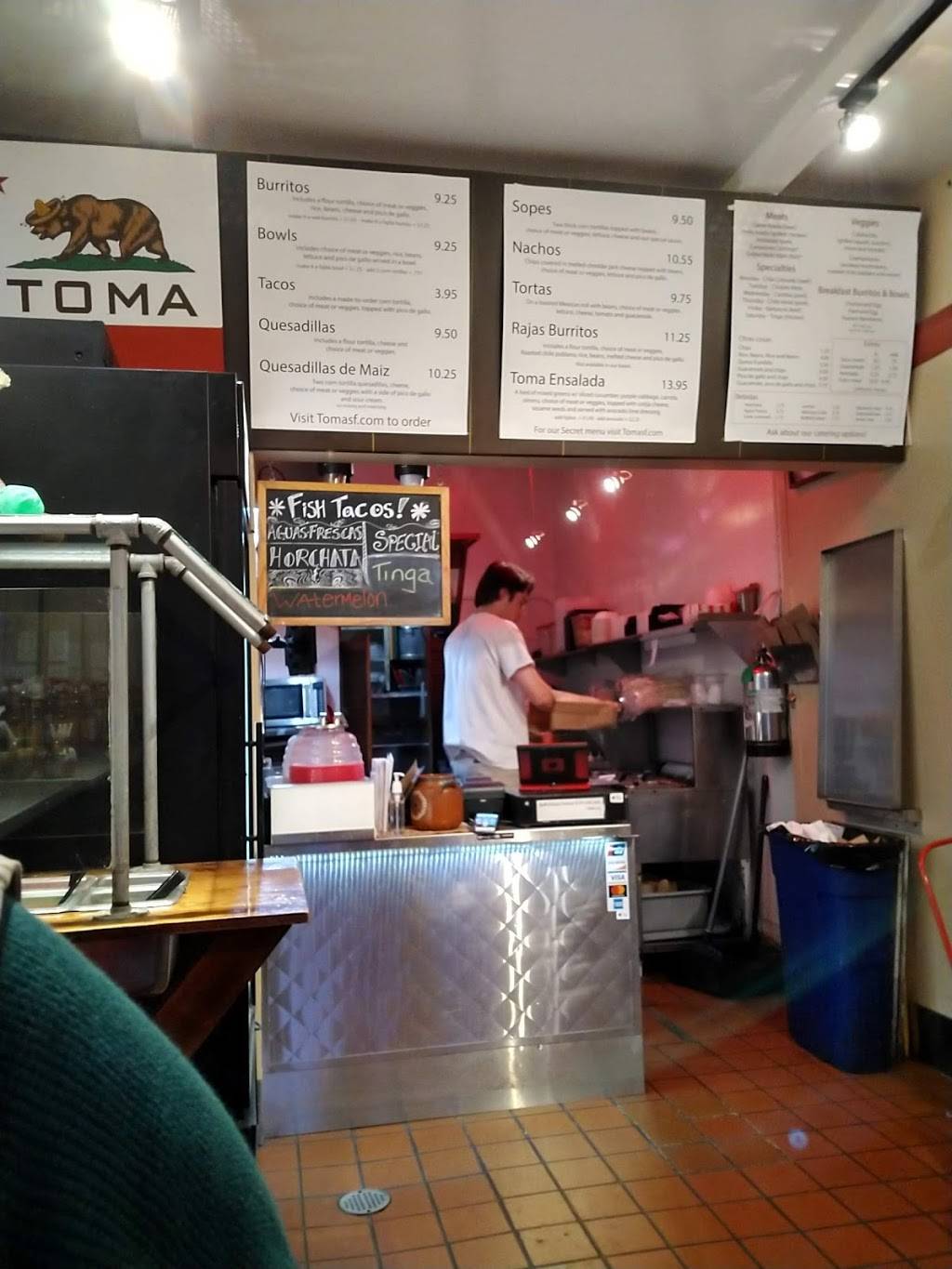 Toma | restaurant | 3318 Steiner St, San Francisco, CA 94123, USA | 4159218662 OR +1 415-921-8662