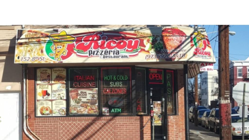 Ricoy Pizzeria And Restaurant | restaurant | 152 8th St, Passaic, NJ 07055, USA | 9739283418 OR +1 973-928-3418
