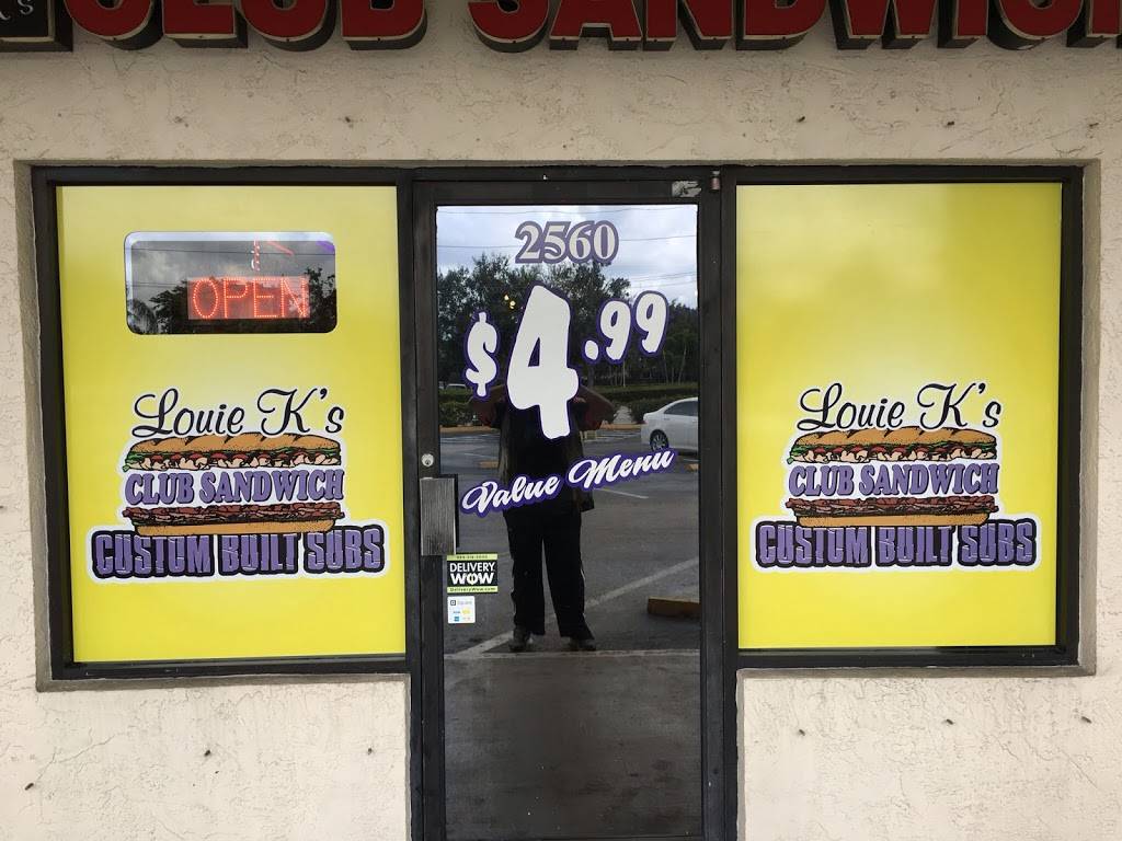 Louie Ks Club Sandwich | restaurant | 2560 N University Dr, Sunrise, FL 33322, USA | 9547469994 OR +1 954-746-9994