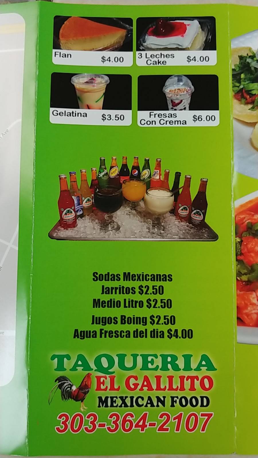 Taqueria El Gallito Mexican Food | restaurant | 304 Havana St, Aurora, CO 80010, USA | 3033642107 OR +1 303-364-2107