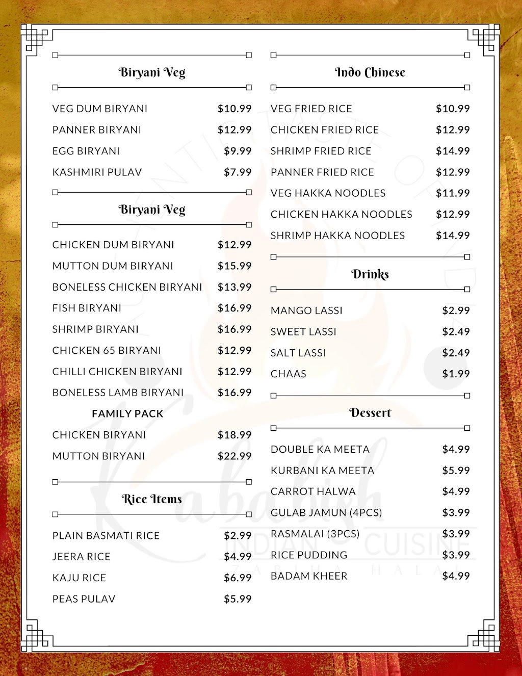 Kababish Indian Cuisine | restaurant | 2735 Hassert Blvd Suite 143, Naperville, IL 60564, USA | 3314724151 OR +1 331-472-4151