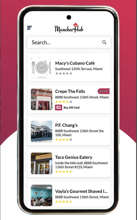 Munchee Hub, Inc. | restaurant | 9242 SW 132nd St, Miami, FL 33176, USA | 3059925783 OR +1 305-992-5783