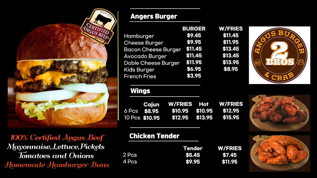 2 Bros Burger & Crab | restaurant | 13521 Perry Rd, Houston, TX 77070, USA | 3463144187 OR +1 346-314-4187