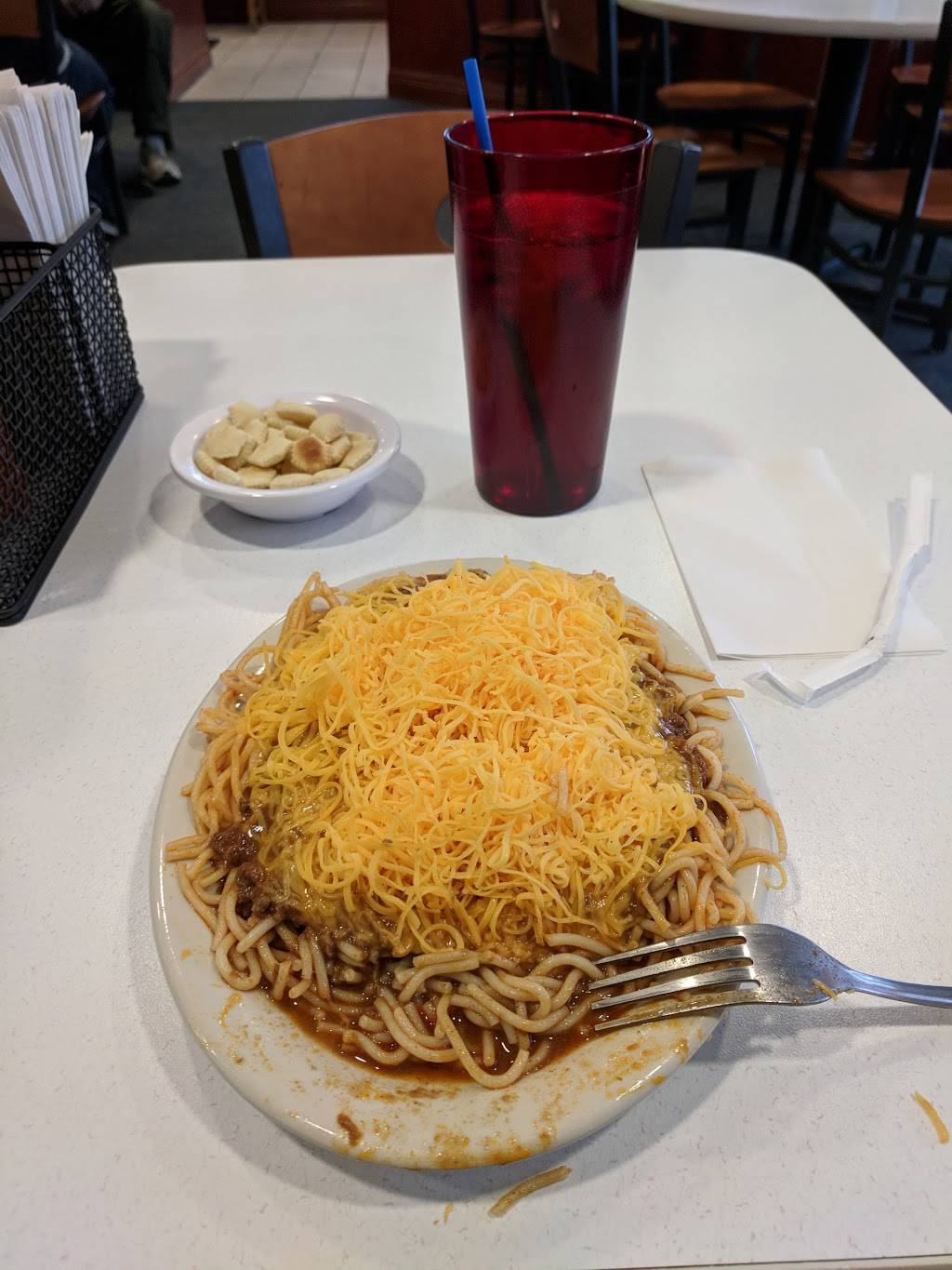 Skyline Chili | restaurant | 2649 Enterprise Dr, Anderson, IN 46013, USA | 7656404460 OR +1 765-640-4460