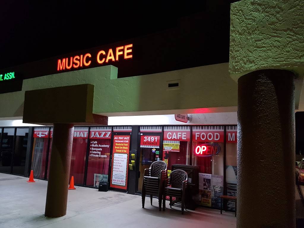 All That Jazz Cafe & Grill | restaurant | 3491 Hiatus Rd, Sunrise, FL 33351, USA | 9545720821 OR +1 954-572-0821