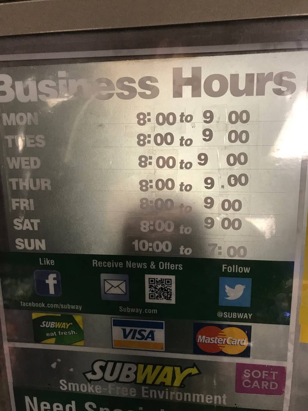 Subway | restaurant | 53 Main St, Orono, ME 04473, USA | 2078663550 OR +1 207-866-3550