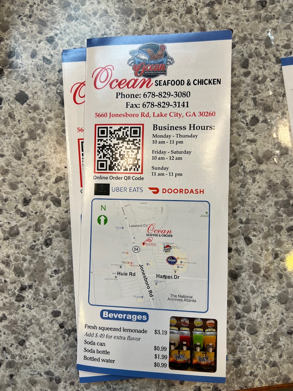 Ocean Seafood & Chicken | restaurant | 5660 Jonesboro Rd, Lake City, GA 30260, USA | 6788293080 OR +1 678-829-3080