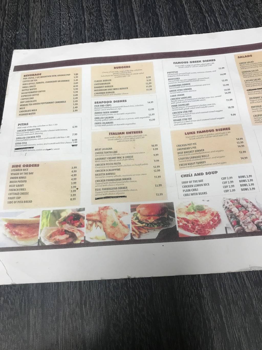 Luks Diner | restaurant | 2501 Guelph Line, Burlington, ON L7M 2A3, Canada | 9053326203 OR +1 905-332-6203