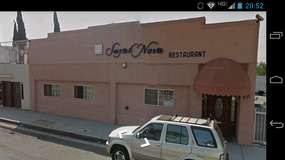 Sayat Nova Restaurant | restaurant | 822 E Colorado St, Glendale, CA 91205, USA | 8185450199 OR +1 818-545-0199