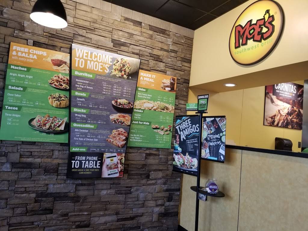 Moes Southwest Grill | restaurant | 865 Merriam Ave #111, Leominster, MA 01453, USA | 9784012657 OR +1 978-401-2657
