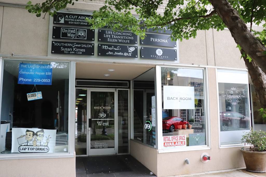 The Back Room Bistro | restaurant | 39 W Broad St, Cookeville, TN 38501, USA | 9318818915 OR +1 931-881-8915