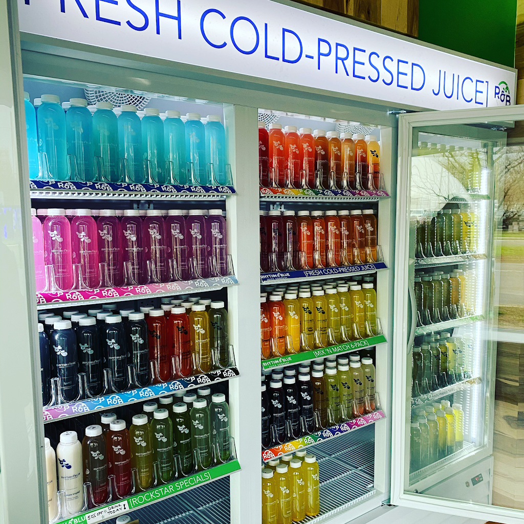 Rhythm + Blue Juice Company | restaurant | 17864 Mack Ave, Grosse Pointe, MI 48230, USA | 3134422402 OR +1 313-442-2402
