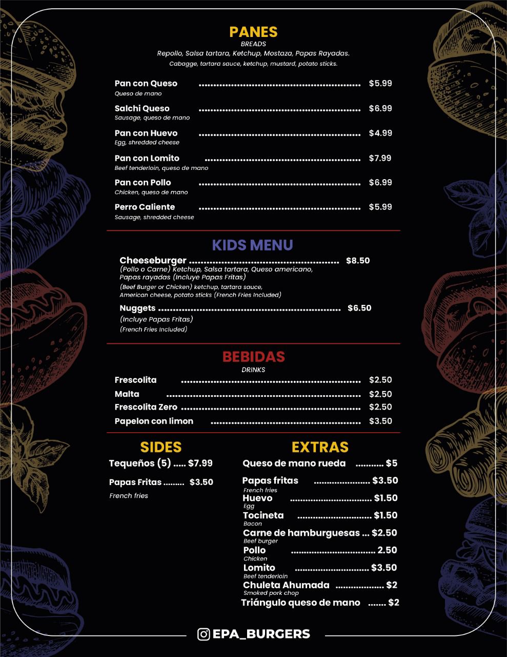 Epa burgers | restaurant | 3110 N Fry Rd, Katy, TX 77449, USA | 8322195432 OR +1 832-219-5432