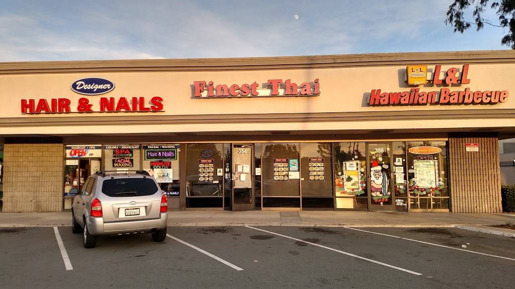 Finest Thai | restaurant | 354 Broadway, El Cajon, CA 92021, USA | 6195882271 OR +1 619-588-2271